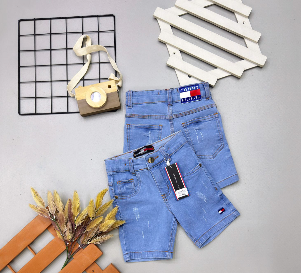 Bermuda Jeans TH Infantil