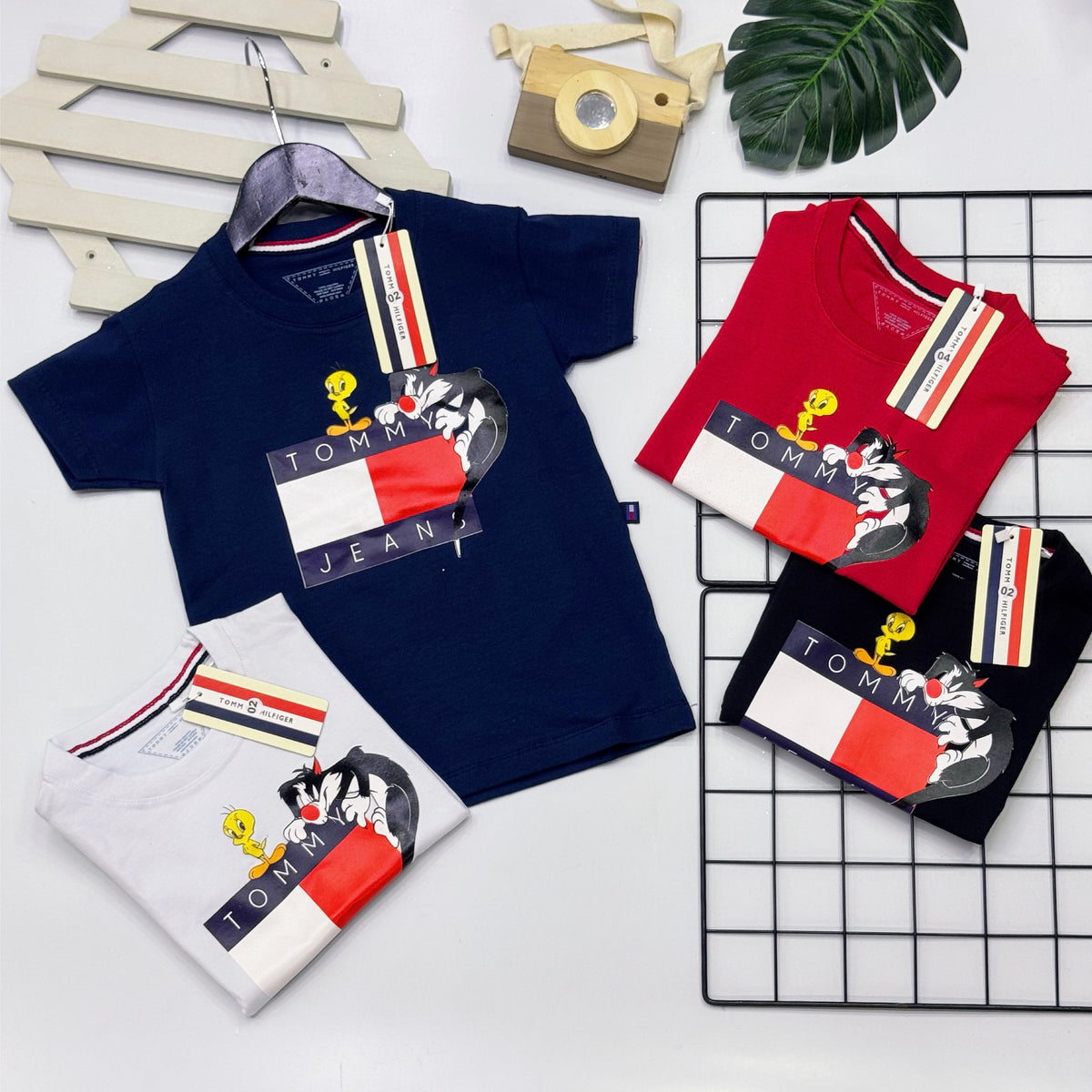 Camiseta TH Pipiu & e Frajola Infantil