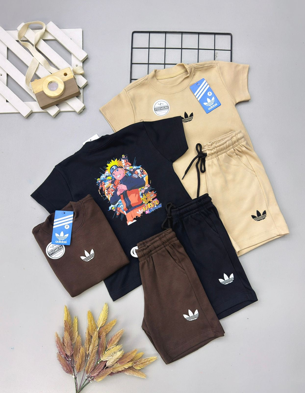 Conjunto Verão Suedine Naruto Add Infantil