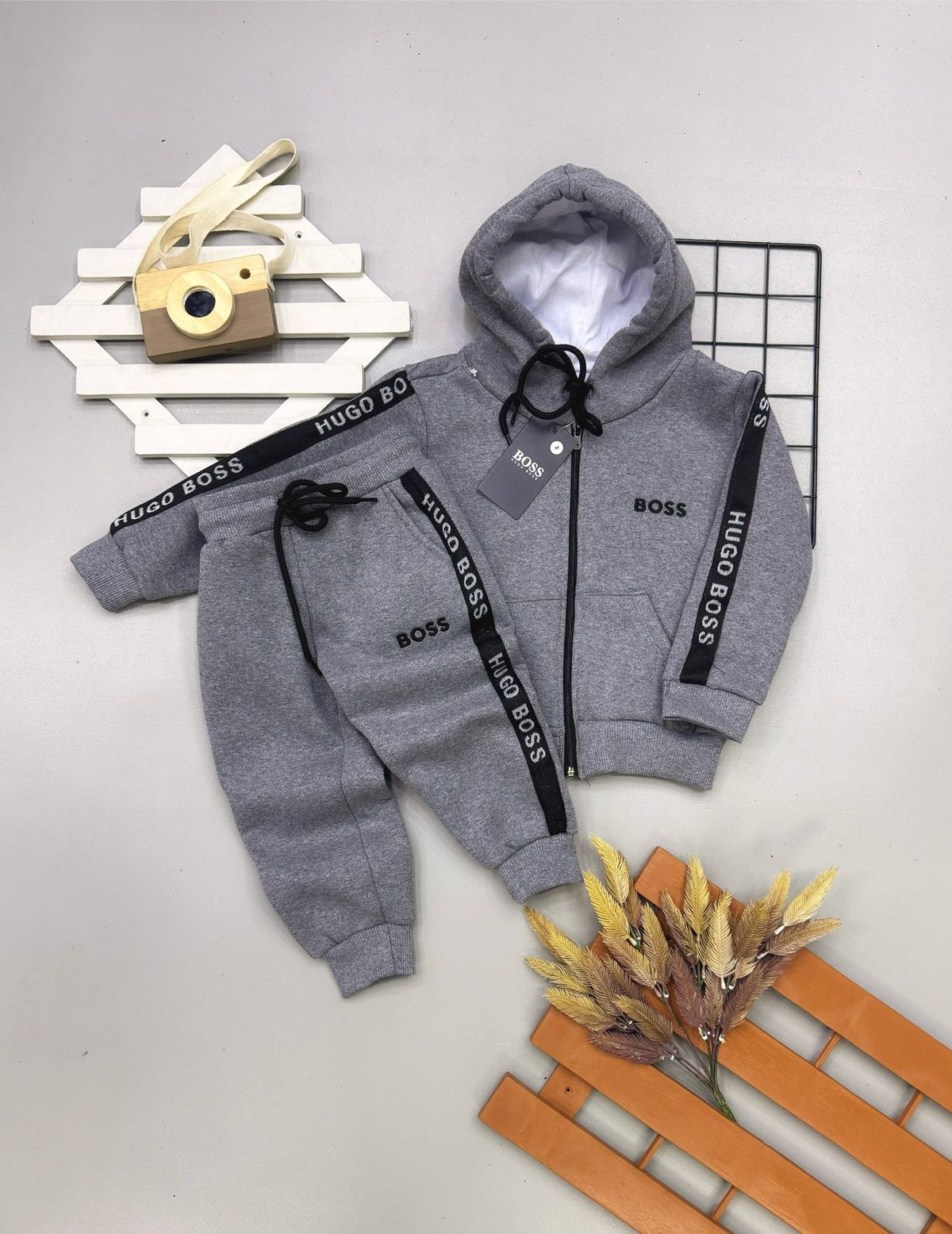 Conjunto Moletom HB Listra Infantil
