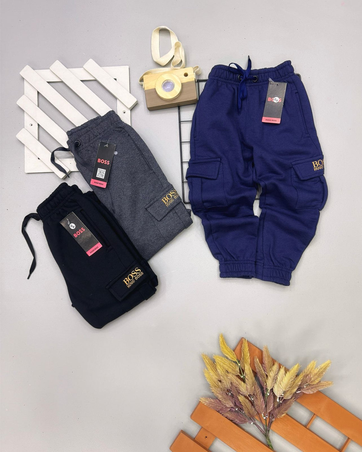 Calça Moletom Cargo HB Infantil - Última Peça
