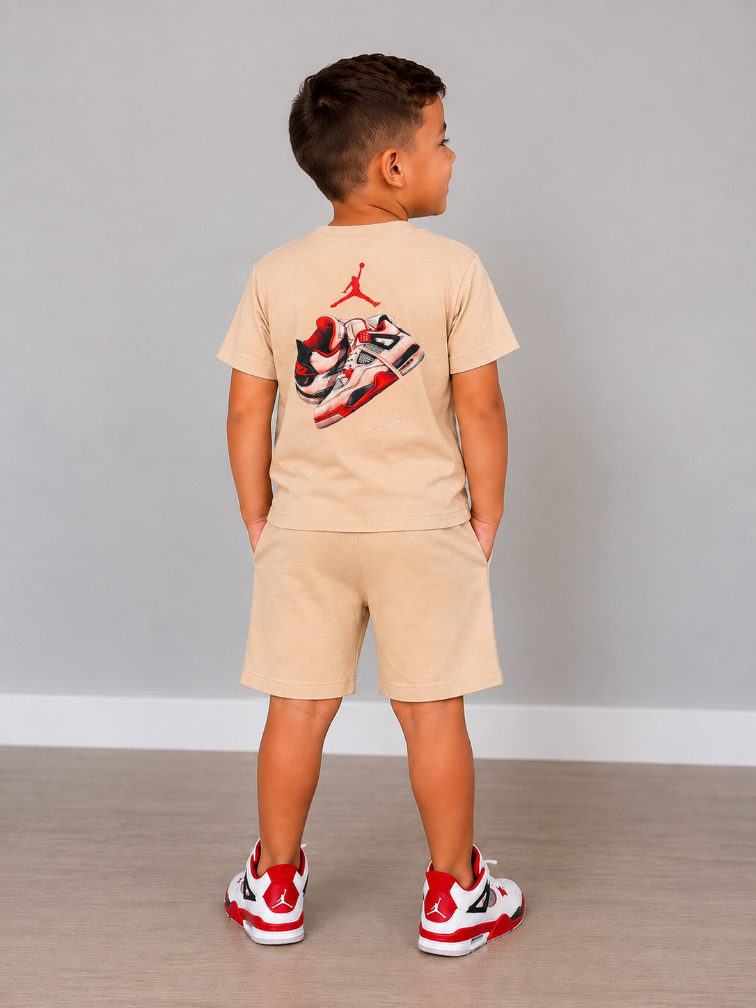 Conjunto Malhão Verão Suedine NK  Infantil