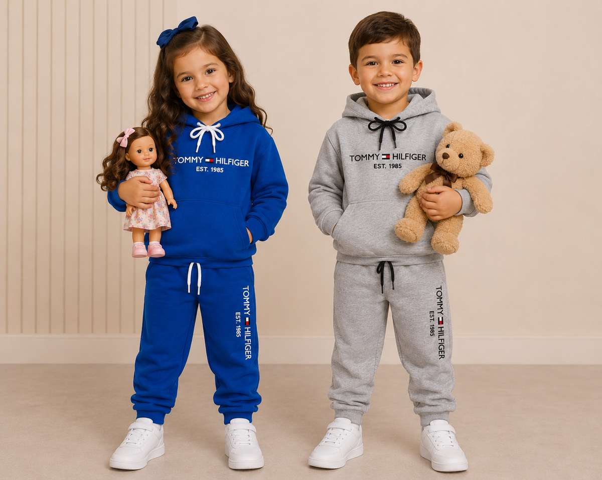 Conjunto Moletom TH Escrita Infantil