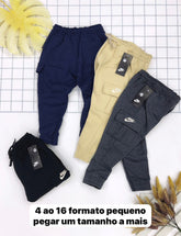 Calça Cargo Moletom nk