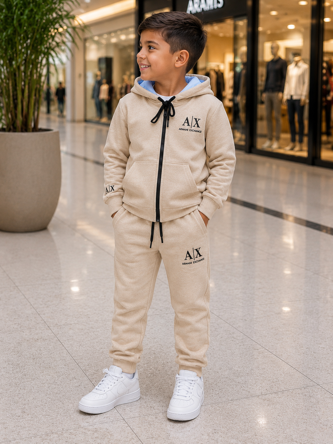 Conjunto Moletom EA7 Infantil