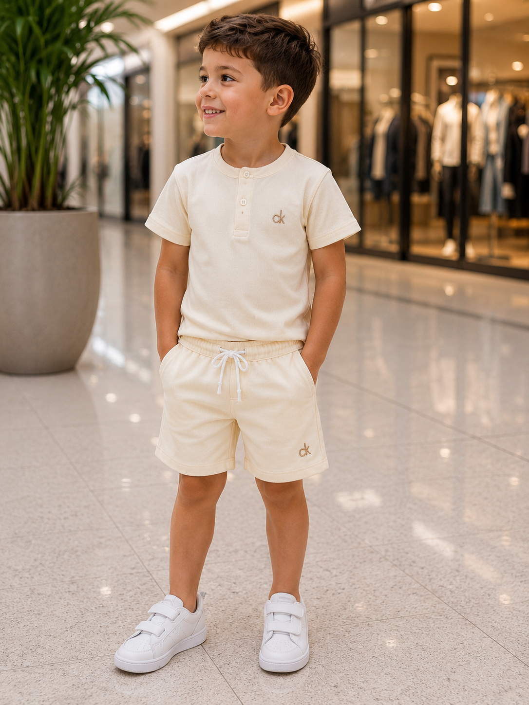 Conjunto Suedine CK Infantil - Últimas Peças