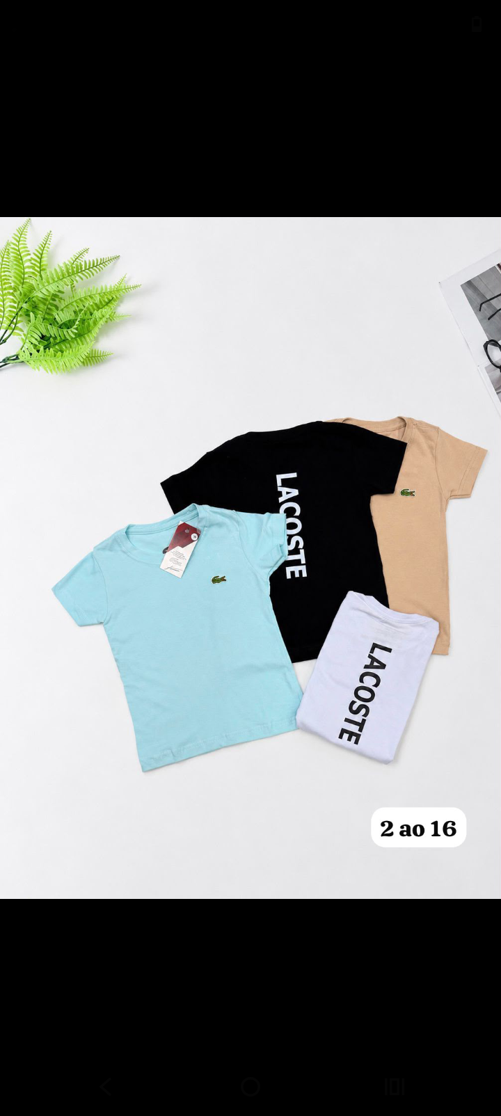 Camiseta infantil LST