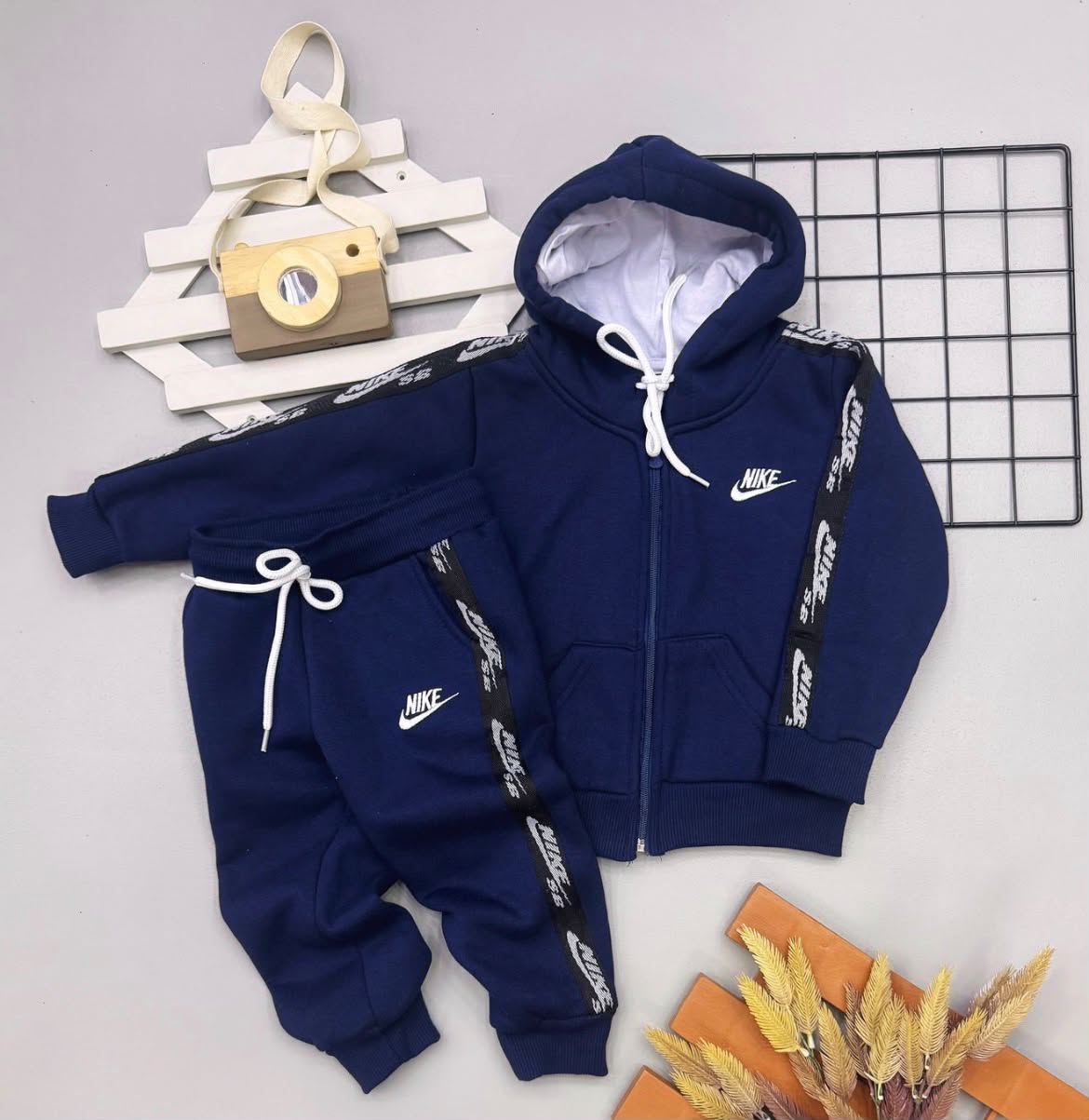 Conjunto Moletom NK Detalhe  Infantil - Última Peça
