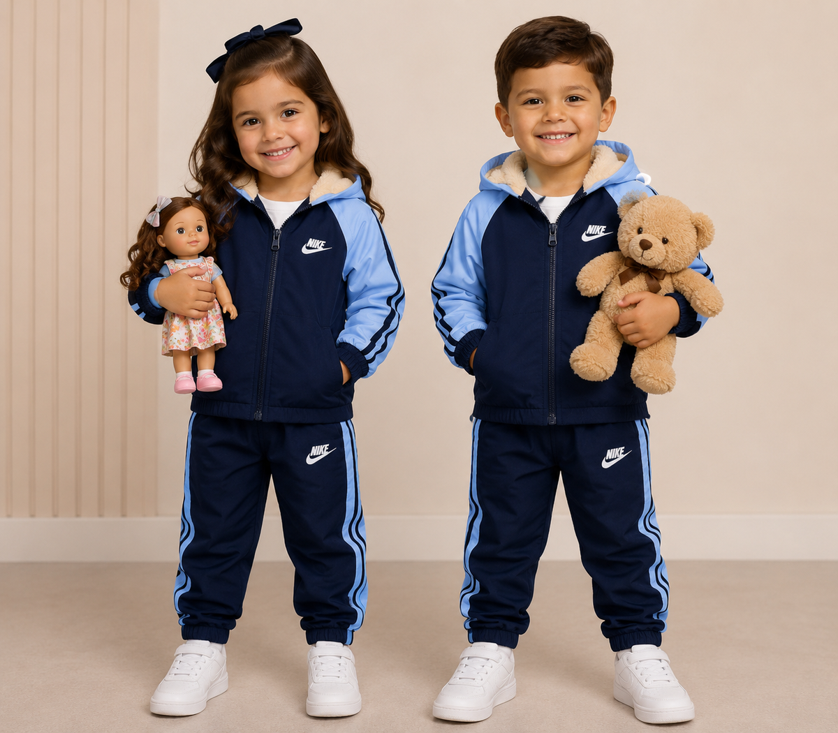 Conjunto tactel NK pelúciado