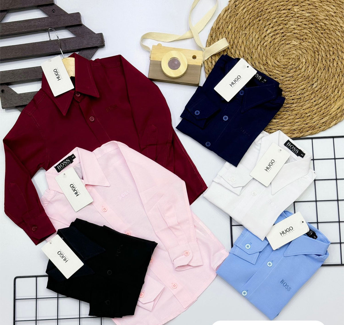 Camisa Social HB Infantil- Última peça