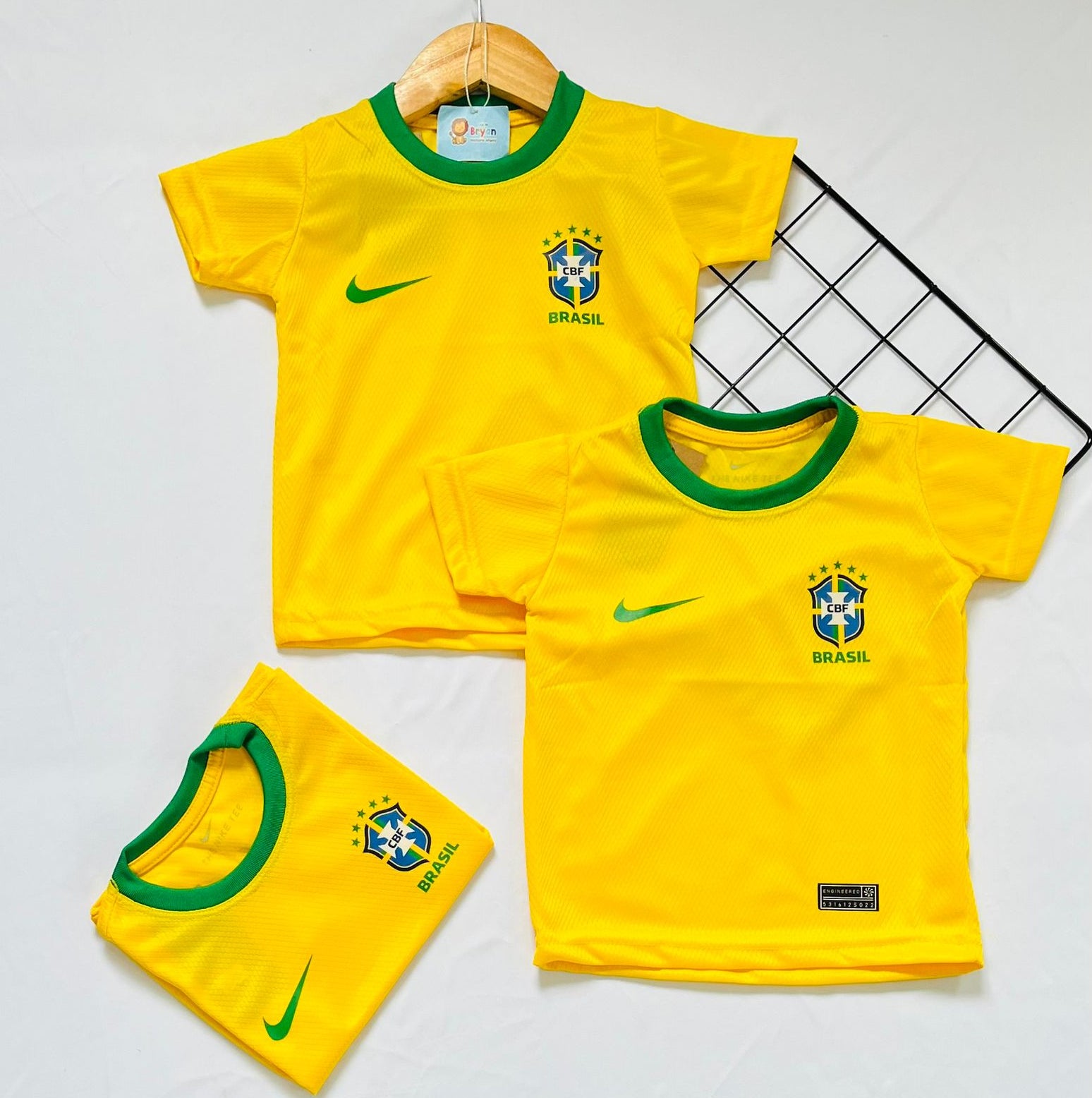 Camiseta do Brasil Dry Fit Nk Infantil ---ÚLTIMAS PEÇA