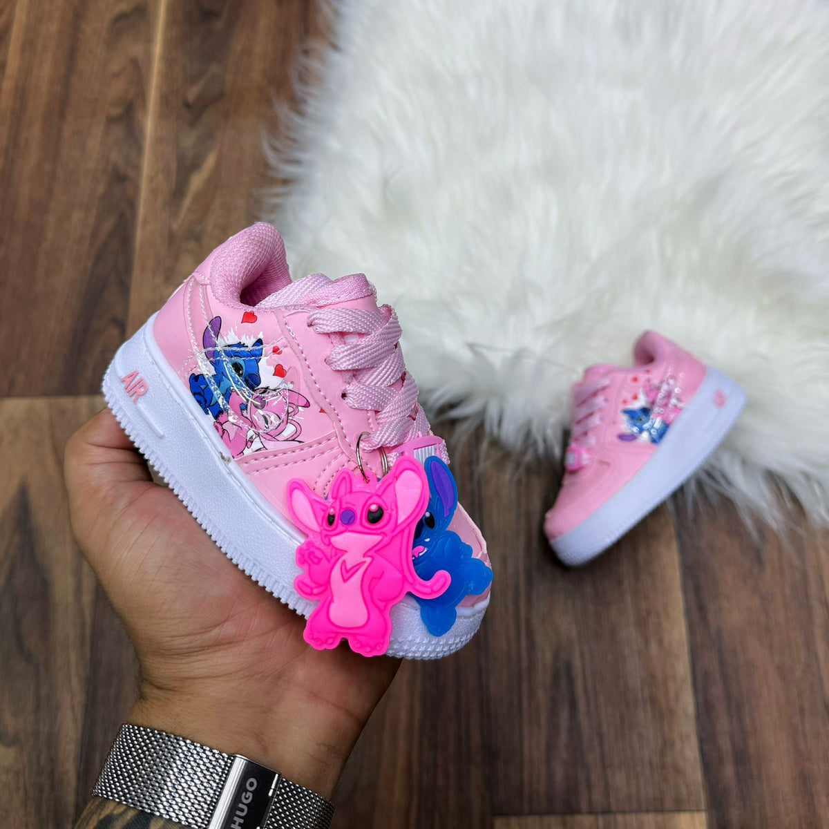 Tênis Pink NK Stitch - Edição Limitada