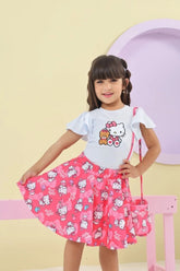 Conjunto Hello Kitty Infantil + Bolsinha