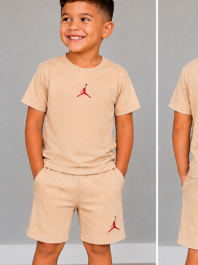 Conjunto Malhão Verão Suedine NK  Infantil