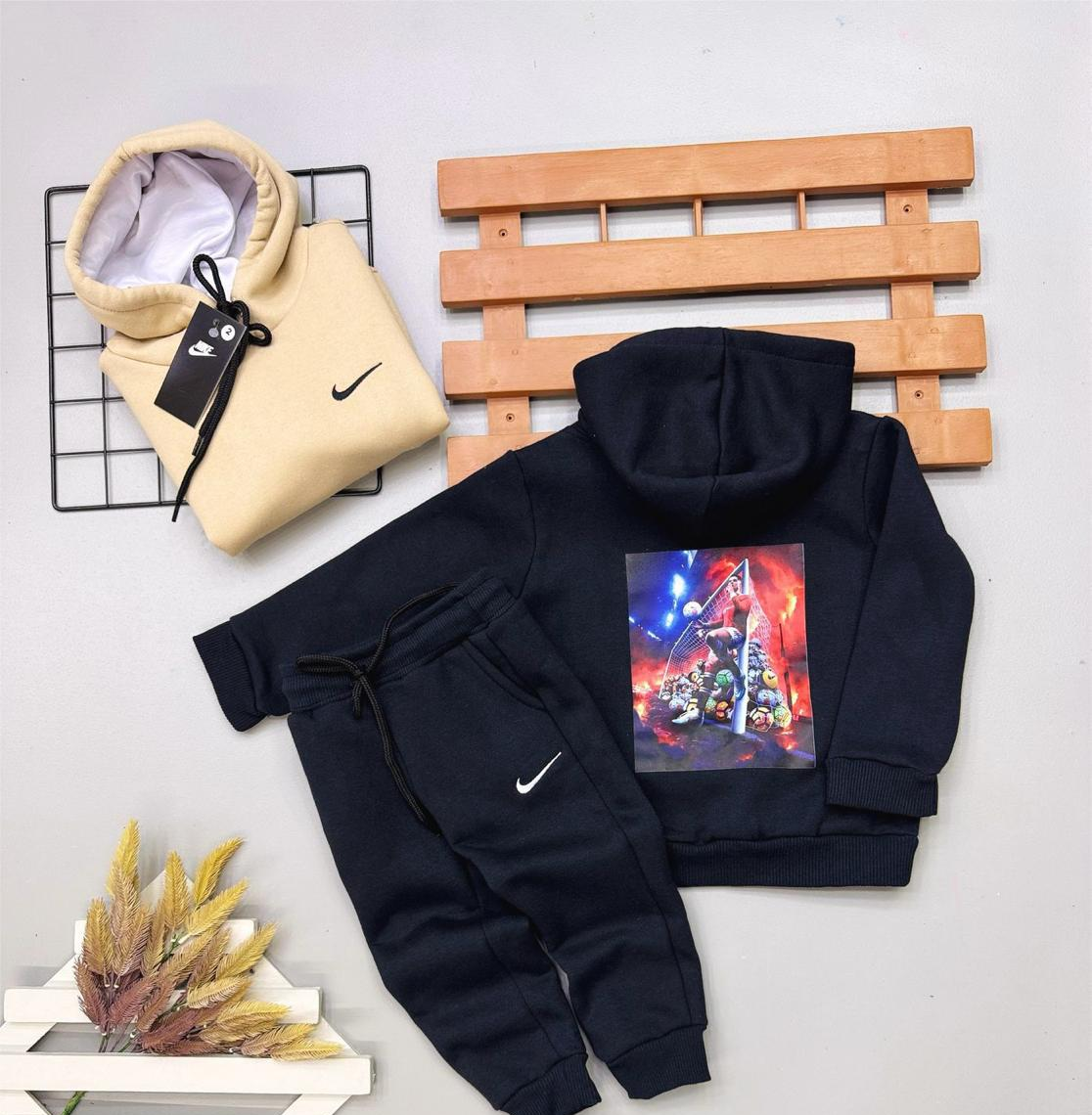Conjunto Moletom NK Infantil Estampa Cr7