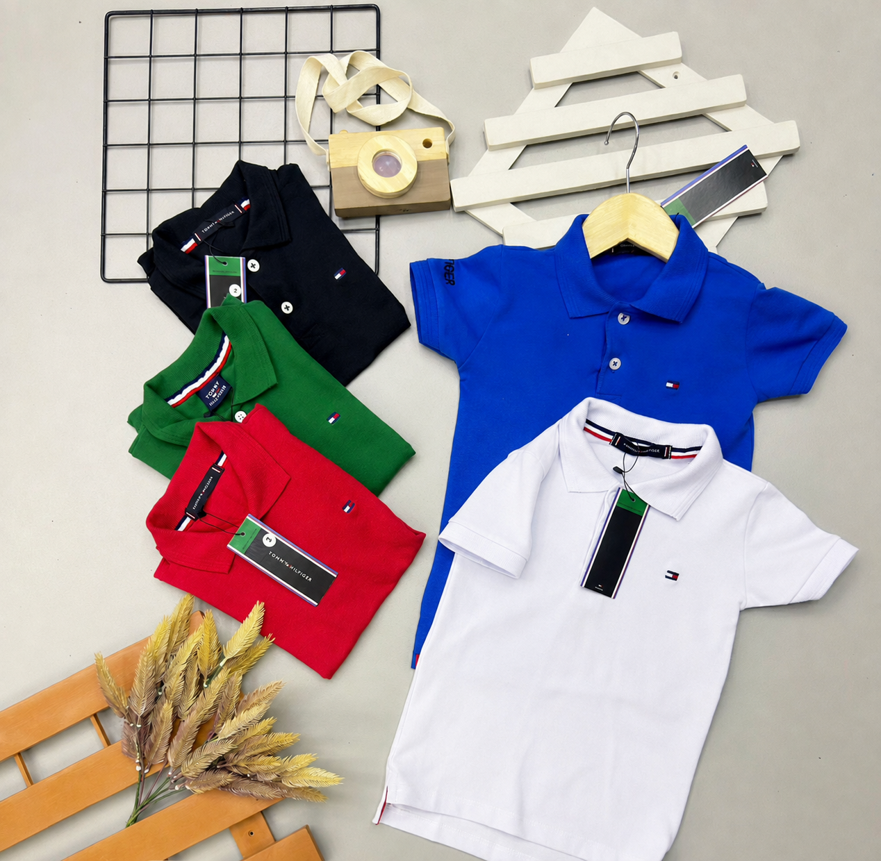 Camiseta Polo TH Infantil ---ÚLTIMAS PEÇA